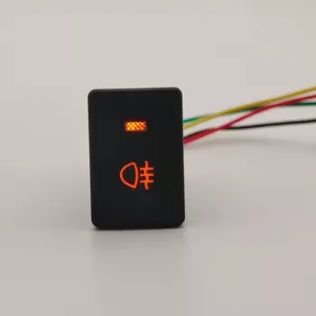 1 шт., автомобильный оранжевый светодиодный парковочный радар, открытый багажник, кнопка включения задних противотуманных фар для Mitsubishi Outlander 13-21 Pajero Sport 16-20