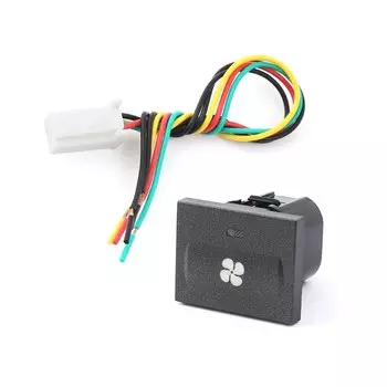 1 шт., автомобильный парковочный радар, передние противотуманные фары, подсветка вентилятора, кнопка питания с соединительным проводом для Ford Focus