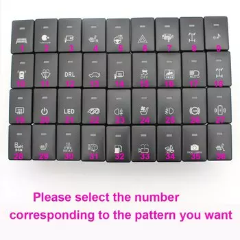 1 шт., автомобильный синий светодиодный парковочный радар, очистка воздуха, 360, кнопка переключения бака камеры, использование для Toyota Camry Prius Corolla PRADO RAV4, аксессуары