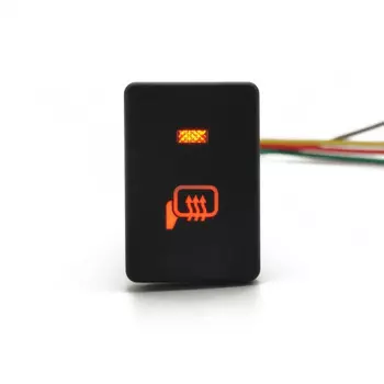 1 шт. автомобильный светодиодный радар, противотуманная фара, камера с подогревом рулевого колеса, кнопка включения и выключения для Toyota Innova Voxy Alphard 2017-2021