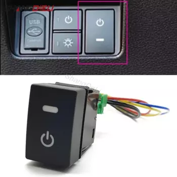 1 шт. автомобильный светодиодный светильник DRL, радар, кнопка включения и выключения зеркала камеры для Honda Fit HRV VEZEL 2017 2018 2019 2020 2021