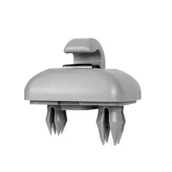 1 шт., автомобильный зажим для солнцезащитного козырька, держатель, крючок, кронштейн, вешалка для Audi A1 A3 A4 A5 Q3 Q5 S3 S4 S5 TT Allroad 8U 0857562 Серый интерьер