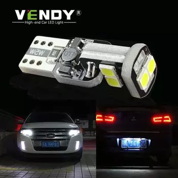 1 шт., автомобисветильник Светодиодная лампа Canbus W5W T10 194 2825 12 В