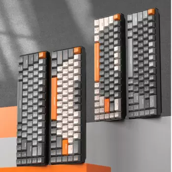 1 шт., беспроводная механическая клавиатура 2,4G USB + Type C 68 клавиш для дома, игр и офиса