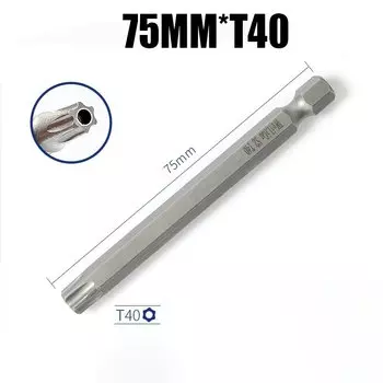 1 шт., бита для отвертки с шестигранной ручкой, 50-75 мм