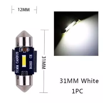 1 шт. CANBUS c5w светодиодный 31 мм 36 мм 39 мм 41 мм 1SMD 1860 чип светодиодный гирлянда автомобильный купольный светильник Canbus без ошибок автоматическая внутренняя лампа для чтения