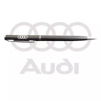 1 шт., черная портативная шариковая ручка с логотипом бизнес-автомобиля, подарочные автозапчасти, аксессуары для AUDI A5 A6 C5 C6 C7 A4 B5 B6 B7 B8 B9 A7 A8 Q7 Q5