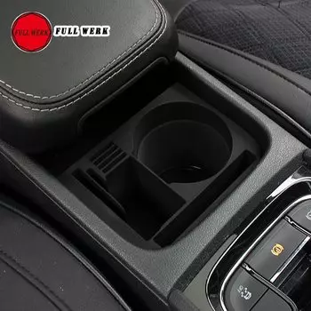 1 шт., черный автомобильный ящик для хранения центральной консоли из АБС-пластика, подлокотник, органайзер, подстаканник для Skoda Kodiaq 17-21 GT, Стайлинг автомобиля, интерьер Ac