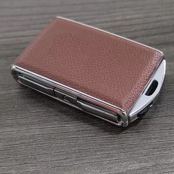 1 шт. цинковый сплав + натуральная кожа для Volvo Key Modification Shell Key Cover для Volvo S90 S60 Key Case XC60 Key Shell XC40 V90