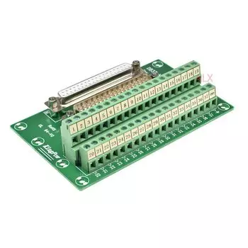 1 шт. DB37 37PIN 2 ряда Штекерный гнездовой разъем к клеммной адаптеру Стандартный преобразователь 37-контактный Разъем Панель терминала сигнальный модуль