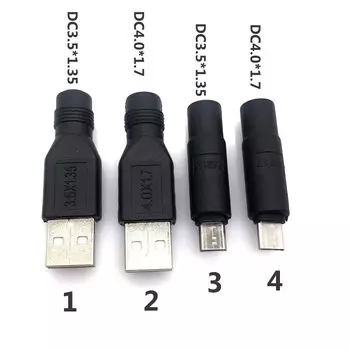 1 шт. DC 3,5x1,35 мм 4,0*1,7 мм Micro USB разъем «мама» с круглым отверстием маленький зарядный кабель для динамика 5 В шнур питания зарядный кабель