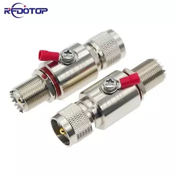 1 шт. DC-3 ГГц PL259 UHF штекер к SO239 UHF гнездовой разъем коаксиальный молниезащита защита от газового разряда для радио WLAN