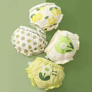 1 шт., детские трусики из натурального хлопка