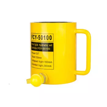 1 шт. длинный гидравлический цилиндр стандартного типа, гидравлический домкрат с выходной мощностью 50 тонн, ход 100 мм