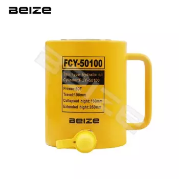 1 шт. длинный гидравлический цилиндр стандартного типа, гидравлический домкрат с выходной мощностью 50 тонн, ход 100 мм