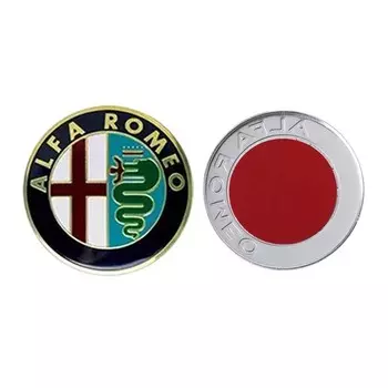 1 шт. для Alfa Romeo Giulietta GT 159 147 156 автомобильная передняя решетка, эмблемы, крышки/ручка центральной консоли, внутренняя наклейка, автоаксессуары