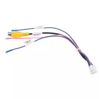 1 шт. для автомобильного стерео радио DVD-радио монитор кабельный разъем 10-контактный кабель заднего вида кабель-адаптер RCA