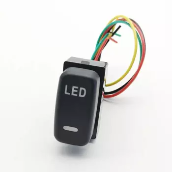 1 шт. для Mitsubishi Pajero V73 V93 Lancer Outlander ASX L200 RED светодиодный переключатель противотуманных фар дневного света DRL кнопка включения питания