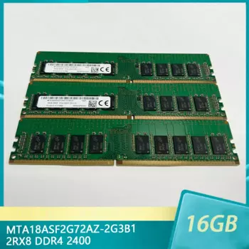 1 шт для MT RAM 16GB 2RX8 DDR4 2400 PC4-2400T-EE1 Серверная память