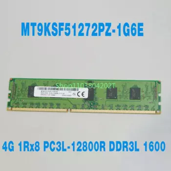 1 шт. для MT RAM 4 ГБ 4G 1Rx8 PC3L-12800R DDR3L 1600 REG RDIMM серверная память быстрая доставка Высокое качество MT9KSF51272PZ-1G6E