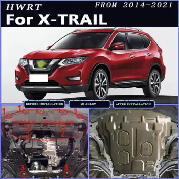 1 шт. для Nissan Rogue X-Trail, защита от брызг двигателя, щитки от грязи, брызговики, брызговики 2014, 2015, 2016, 2017, 2018, 2019, 2020, противоскользящая пластина, брызговик