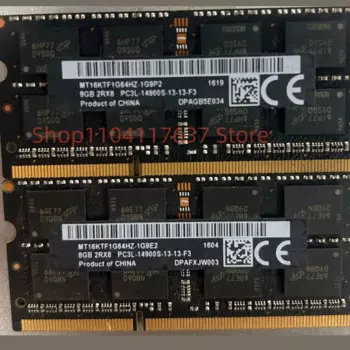 1 шт. для ноутбука MT DDR3L 8G 2RX8 PC3L-14900S 1866, память третьего поколения MT16KTF1G64HZ-1G9P2