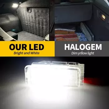 1 шт. для Peugeot 1007 206 207 306 307 308 3008 406 407 5008 607 806 807 светодиодный багажник, багажник, внутреннее освещение, дверная лампа