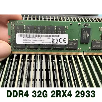 1 шт. для серверной памяти MT 32 ГБ MTA36ASF4G72PZ-2G9J3 RAM DDR4 32G 2RX4 2933 ECC REG
