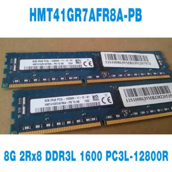 1 шт. для SK Hynix RAM 8 ГБ 8G 2Rx8 DDR3L 1600 PC3L-12800R Память HMT41GR7AFR8A-PB