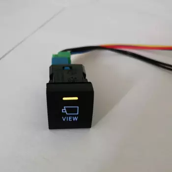 1 шт. для Toyota Camry V70 2018 Rav4 Corolla Altis 2019 prado 150 2020 автомобильный светодиодный светильник BSM камера вид на зеркало заднего вида кнопка переключения