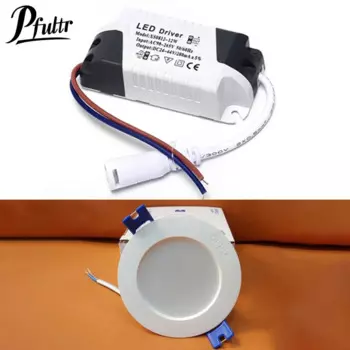 Пластиковый трансформатор для LED ламп 3-36 Вт