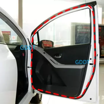 1 шт. дверной резиновый уплотнитель с зажимами для Toyota Yaris, 5-дверный только X090 хэтчбек 2007-2012, уплотнитель для Vitz 67861-0D100