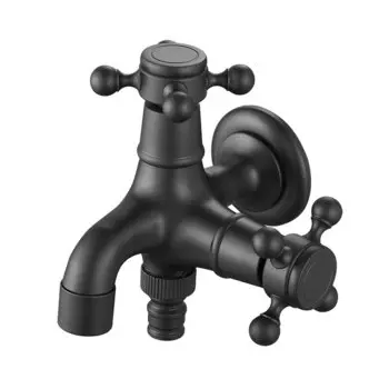 1 шт. Европейский латунный античный/двухцелевой смеситель Bibcock, смеситель для швабры, бассейна, ванной, настенный садовый кран для улицы G1/2'