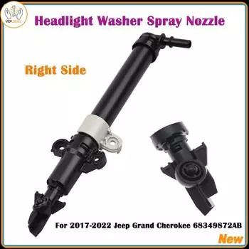 1 шт., форсунка омывателя фар, правая сторона 68349872 AB на 2016-2022 годы Jeep Grand Cherokee новые автомобильные аксессуары