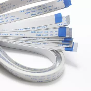 1 шт. Гибкий плоский кабель FFC/FPC 0,5 мм, шаг 1,0 мм, шаг 5P 7P 9P 11P 13P 15P 17P 19P 21P 23P Тип A/B Длина 250 мм 300 мм 400 мм 500 м