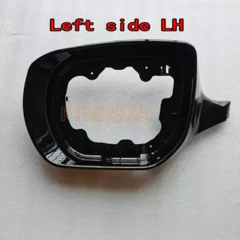 1 шт. глянцевая рамка бокового зеркала для Hyundai SantaFe IX45 2013-2016, держатель 2015 2014, черный, замена левого и правого заднего вида