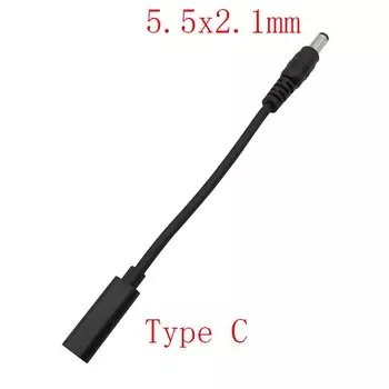 1 шт. гнездовой разъем USB Type-C на x 1.35/4.0x1.7/4.5x3.0/5.5x1.7/5.5x2.1/5.5x2.5/7.4X5.0/7.9x5,5 мм Штекерный конвертер постоянного тока