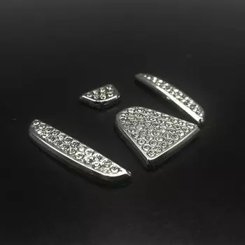 1 шт. индивидуальная Алмазная наклейка, автомобильная наклейка на руль, ярлык, украшение, наклейка, наклейка для автомобиля