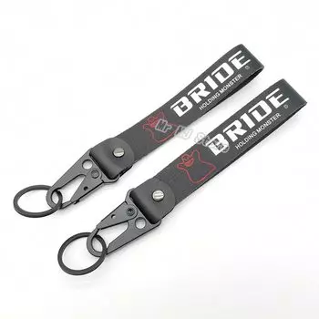 1 шт. JDM бейдж для гонок невесты модные бирки автомобильный брелок нейлоновый полиэстер вышивка Мотоцикл Авто брелок аксессуары
