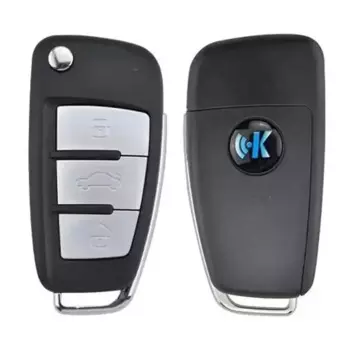 1 шт. KEYDIY B02 металлический автомобильный пульт дистанционного управления KD 3 кнопки серии B для Audi A6L пульт дистанционного управления для KD900 KD900 + URG200 мини