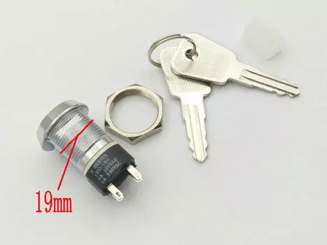 1 шт. ключ K2801 1NO-1NC Переключатель ВКЛ/ВЫКЛ