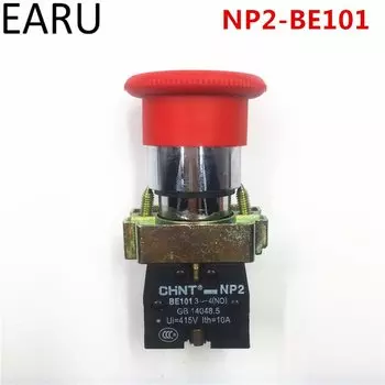 1 шт., кнопочный переключатель для экстренной остановки, 600 В, 10 А