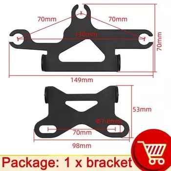 1 шт., кронштейн, спидометр, одометр, кронштейн, подставка для мотоцикла, универсальный датчик, держатель инструмента, поддержка тахометра