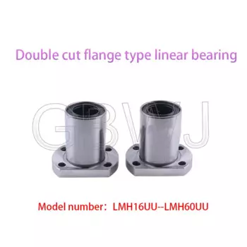 1 шт. LMH16UU 16 мм эллиптический фланец шариковая втулка линейного движения подшипник 16x28x37 мм LMH16 для стержня фрезерного вала с ЧПУ 3D-принтер