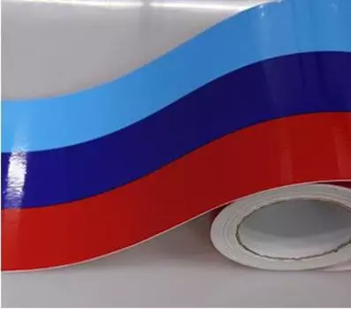 1 шт./лот, Виниловая наклейка на автомобиль с французским флагом, в полоску, 1 м * 15 см, для BMW M3 M5 M6 E46 E92