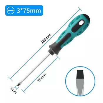 1 Шт. Магнитная Отвертка Многофункциональная Крестовая И Плоская Головка Домашний Базовый Противоскользящий Ручной Инструмент...