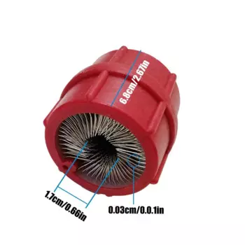 1 шт., медная щетка для чистки автомобильных труб