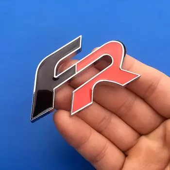1 шт. металлическая 3D наклейка на автомобиль FR эмблема значок для Seat Leon FR + Cupra Ibiza Altea Exeo формула аксессуары для гоночных автомобилей Стайлинг автомобиля