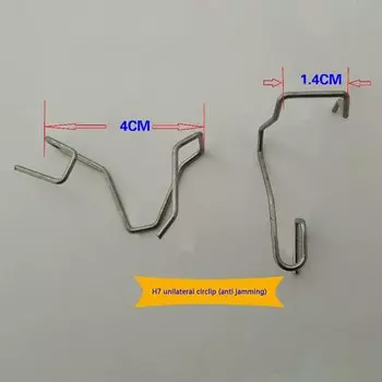 1 шт. металлические Пружинные зажимы для фар головного света, подходит для H1 H3 H4 H7, фиксатор лампы головного света, пружинные зажимы, пряжки
