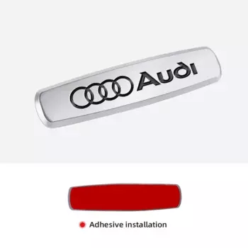 1 шт. металлические внутренние эмблемы на спинку сиденья, наклейки, значки с логотипом для ABT Sline Audi A3 A4 B8 8P B9 8V A1 A6 C6 Q3 Q5 C7, аксессуары для сидений